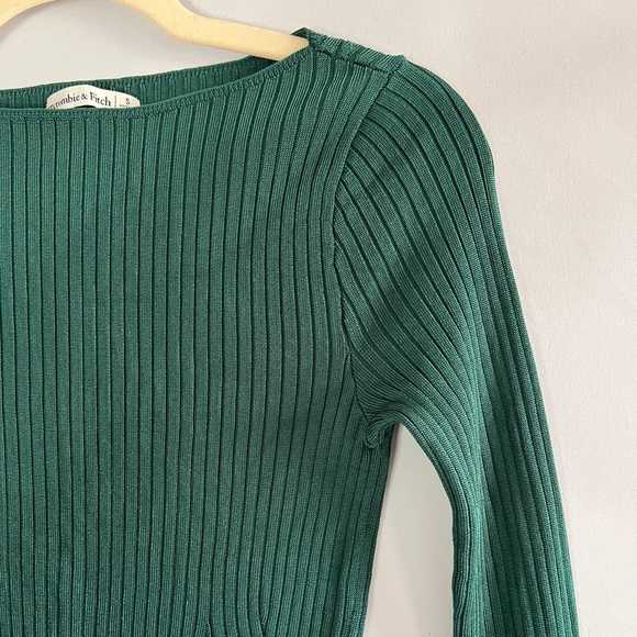 Abercrombie & Fitch Tops - Glossy Slash Sweater Top Abercrombie & Fitch